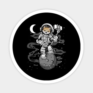 Astronaut Selfie Dogelon Mars Coin To The Moon Crypto Token Cryptocurrency Wallet Birthday Gift For Men Women Kids Magnet